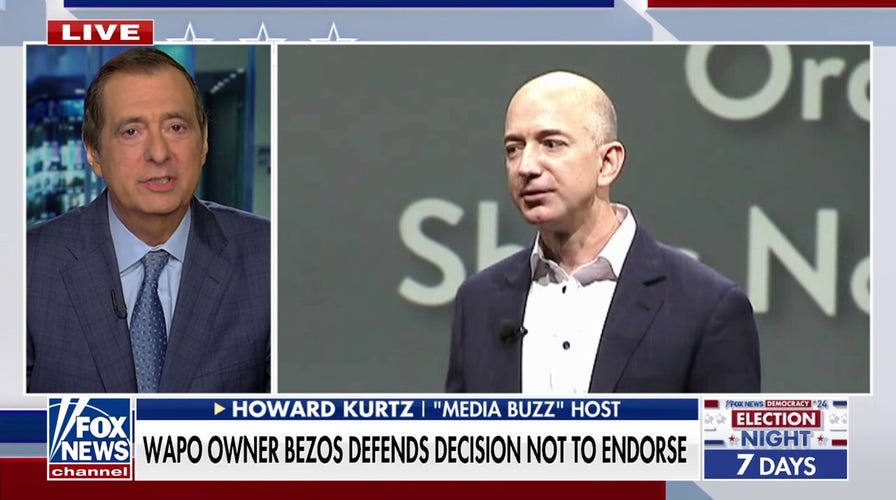 Bezos’ ‘colossal blunder’ has set Washington Post back 10 years, Howard Kurtz says