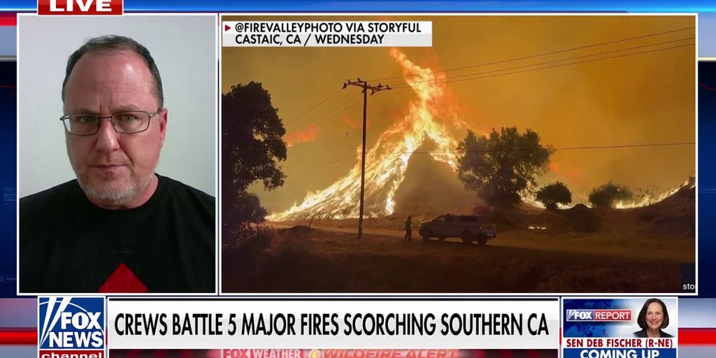 California resident ‘couldn’t believe’ wildfires after catching a glimpse outside plane window
