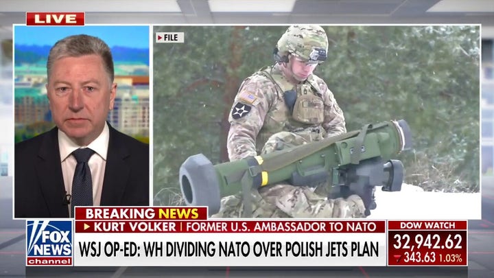Former US ambassador to NATO pushes back on US rejection of sending warplanes to Ukraine: 'Survival is at stake'
