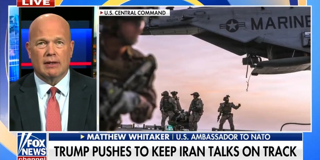 NATO Ambassador Matthew Whitaker says Trump holds all cards in Iran talks