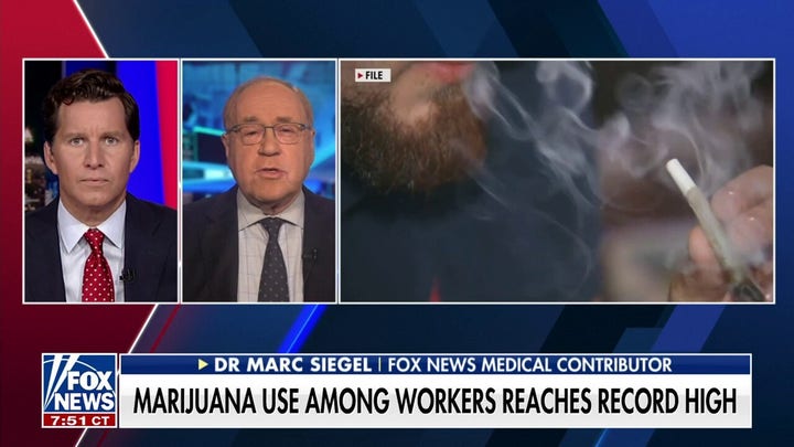 One in six Americans smoking weed, ‘it’s all over the workplace’: Dr. Marc Siegel
