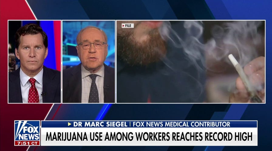 One in six Americans smoking weed, ‘it’s all over the workplace’: Dr. Marc Siegel