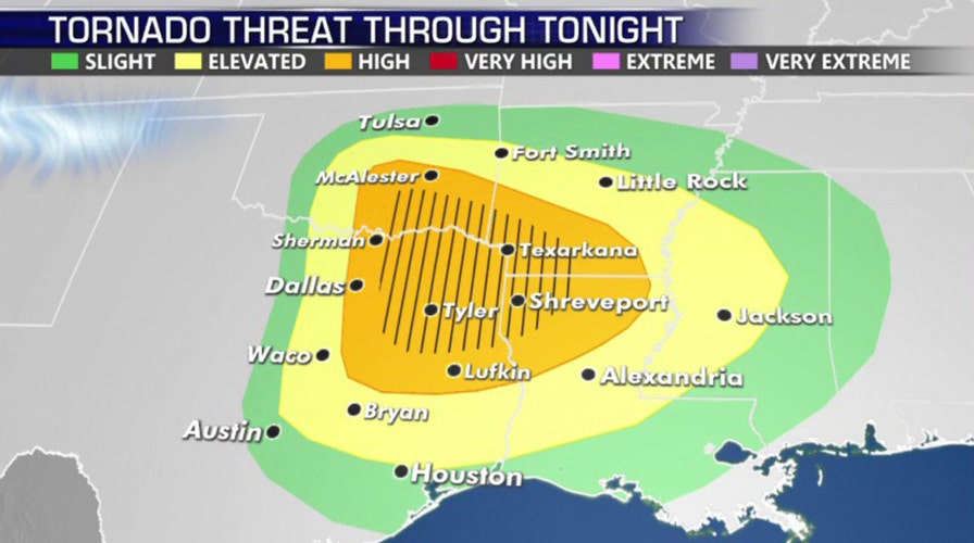National forecast for Wednesday, April 22