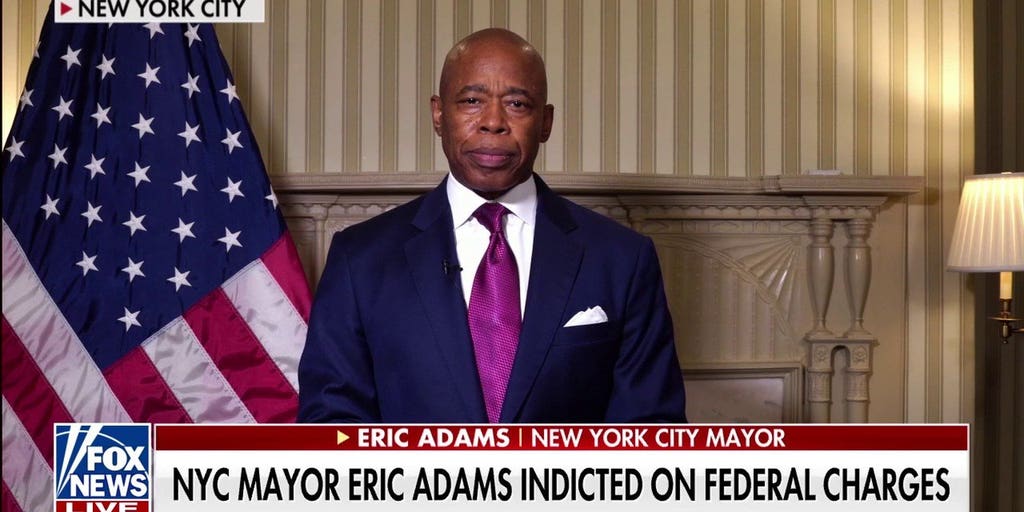 NYC Mayor Eric Adams speaks out after he's indicted on federal charges ...