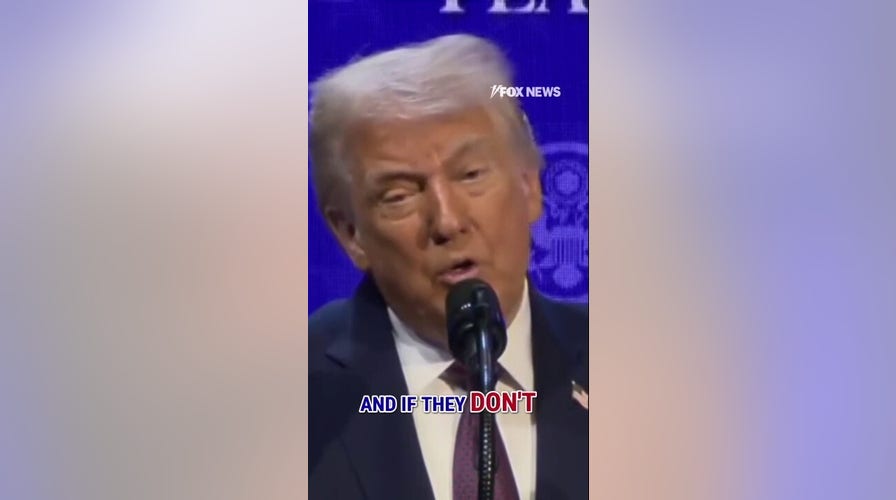 Trump lays down   Hamas ULTIMATUM during historical  bid    announcement