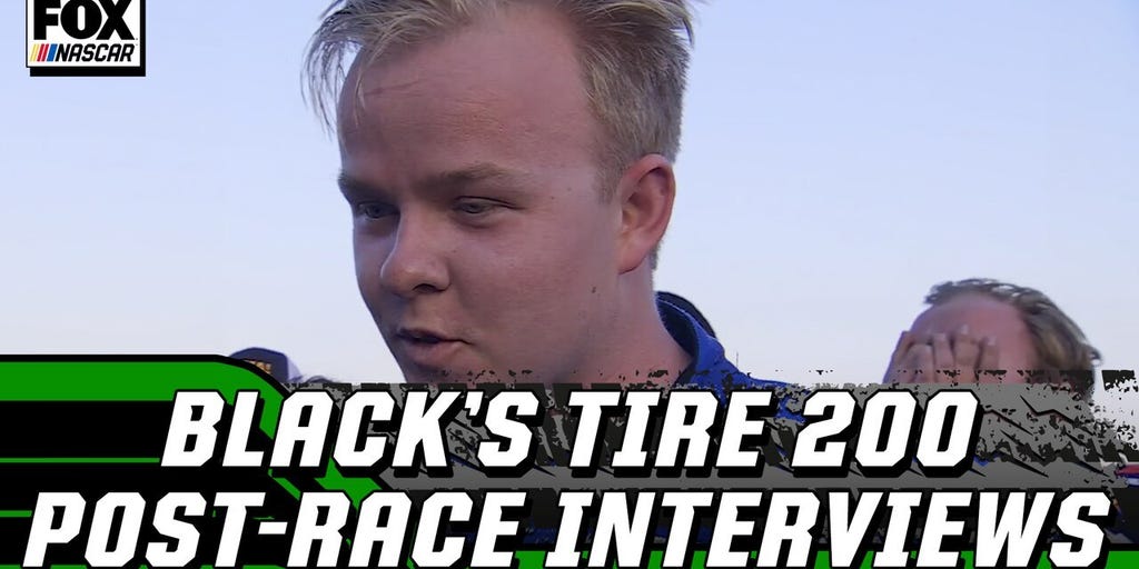Black’s Tire 200: Tyler Ankrum & Corey Heim post-race interviews | NASCAR on FOX