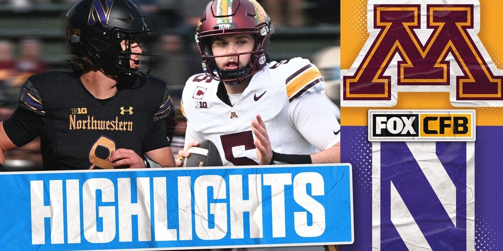 Minnesota Golden Gophers vs. Northwestern Wildcats Highlights | FOX College Football