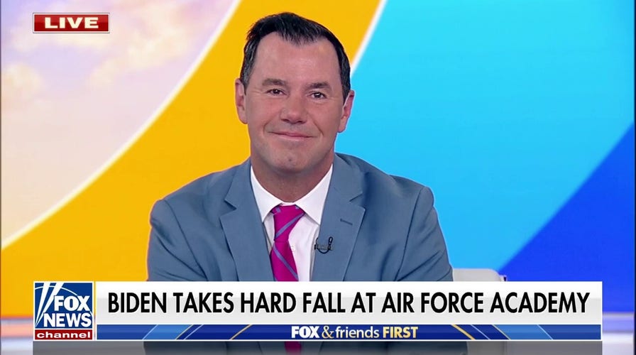 Joe Concha: Biden's fall at Air Force Academy is a campaign issue