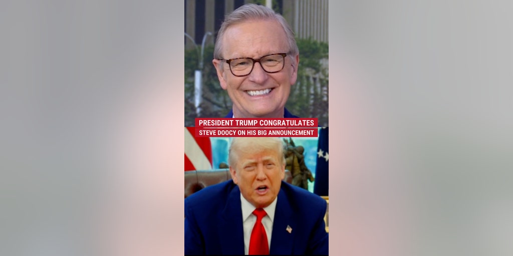 President Trump congratulates Steve Doocy on his big announcement