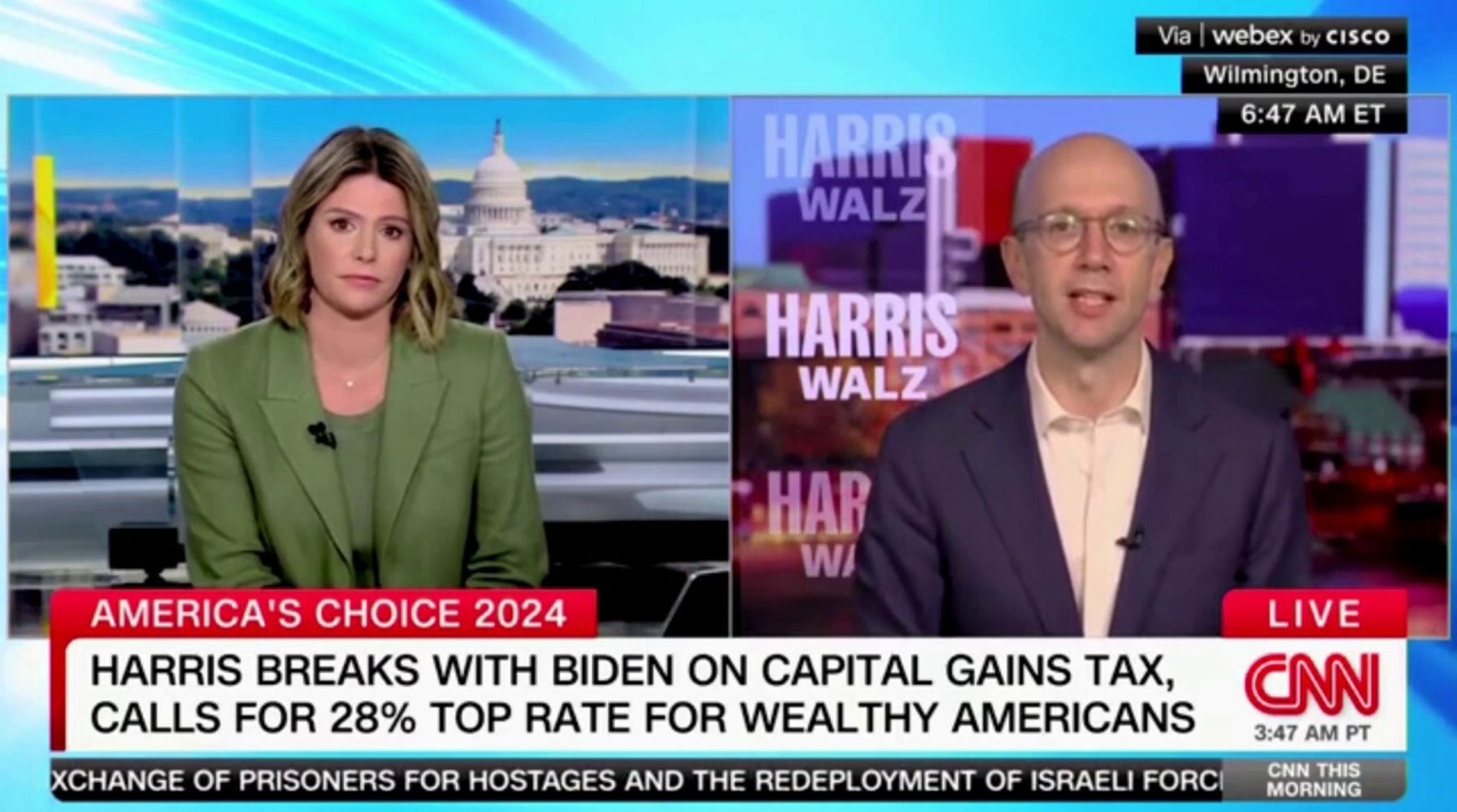 Kasie Huntgrills Harris Campaign Spokesperson on Administration Differences from Biden's