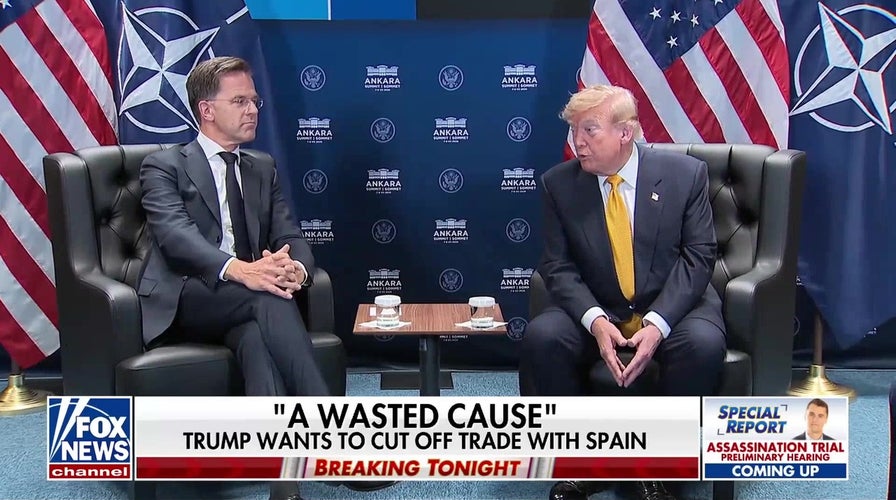 President Trump praises NATO unity