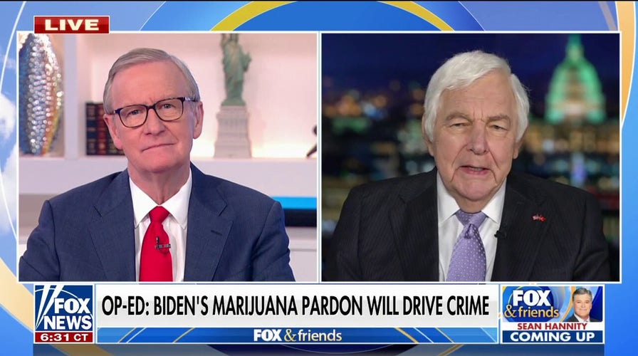 William Bennett says Biden's pot pardons will drive crime higher