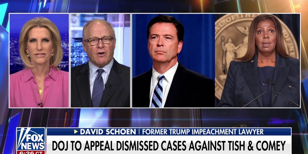 Judge dismisses cases against James Comey and Letitia James