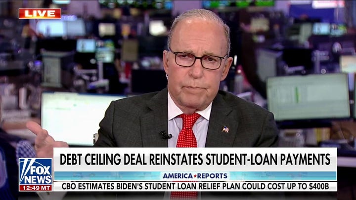 Kudlow: Student loan relief has a ‘short shelf life’