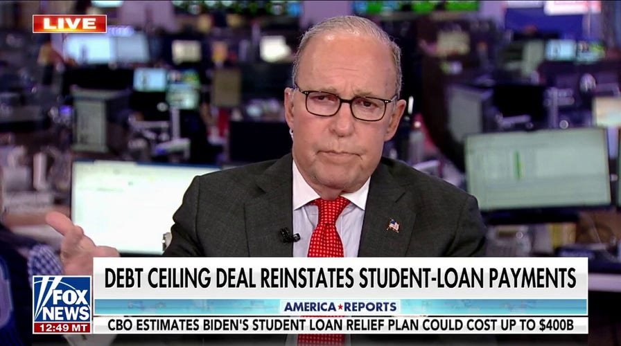 Kudlow: Student loan relief has a ‘short shelf life’