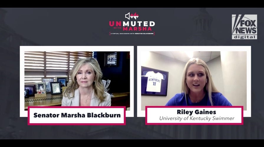 Sen. Blackburn interviews Kentucky swimmer Riley Gaines