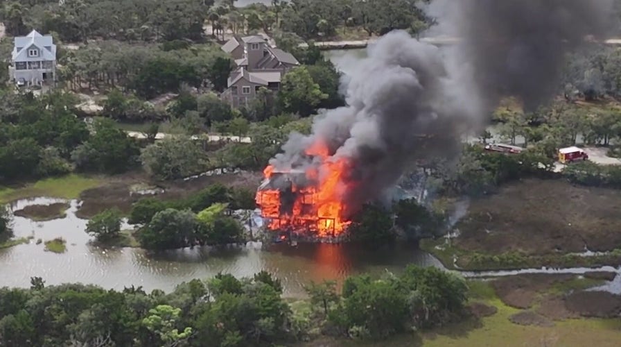 Lingering questions after arson ruled out in devastating fire at judge's waterfront mansion