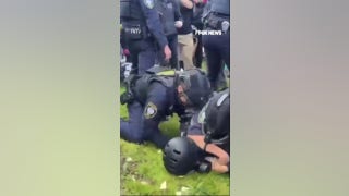 Protesters CLASH outside of ICE facility in Portland