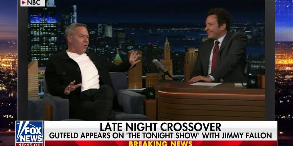 Gutfeld appears on Fallon as Trump blasts other late-night comedians