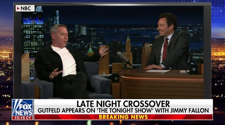 Gutfeld appears on Fallon as Trump blasts other late-night comedians