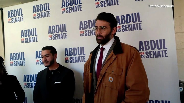 Hasan Piker slams Bill Maher at Michigan campaign event