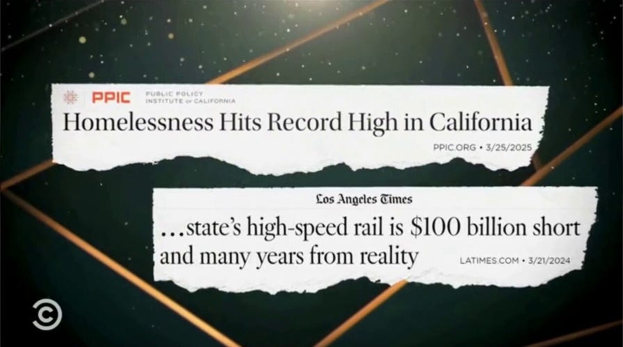 'The Daily Show' hammers 'leading man' Gavin Newsom connected  homelessness, high-speed rail