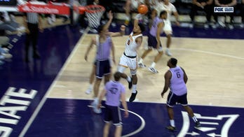 Iowa State’s Joshua Jefferson Drives Down the Lane and Slams it Home, Extending Lead vs. Kansas State