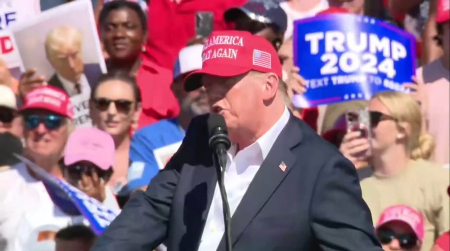 Trump tells Virginia voters to ask themselves if US 'can survive four more years' of Biden
