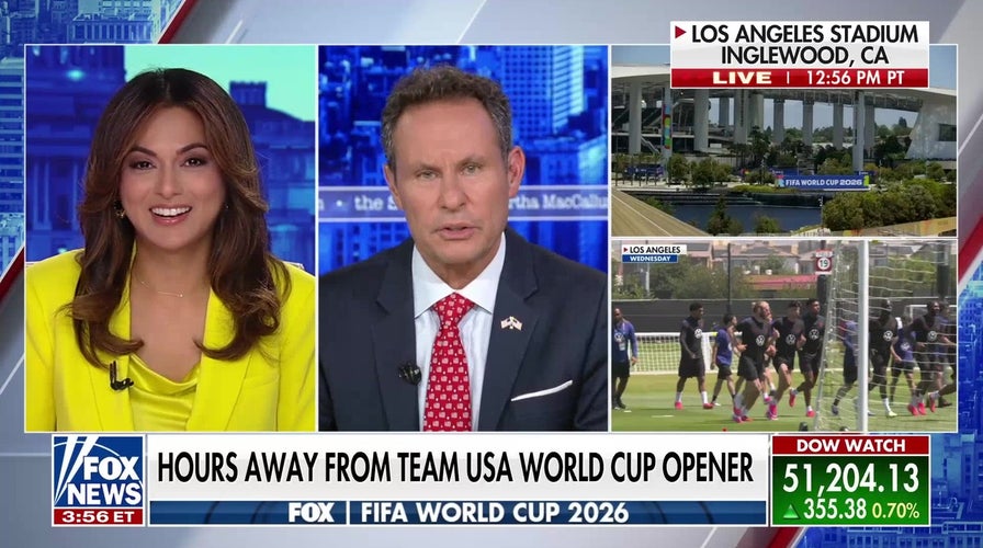 Trump wishes Team USA bully  luck   earlier  archetypal  World Cup game