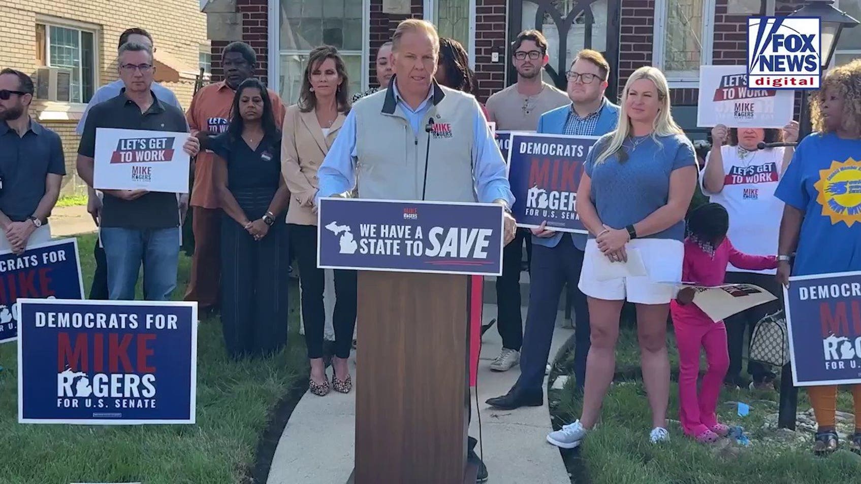 Republican Senate nominee in Michigan former Rep. Mike Rogers calls for temporary data center construction pause