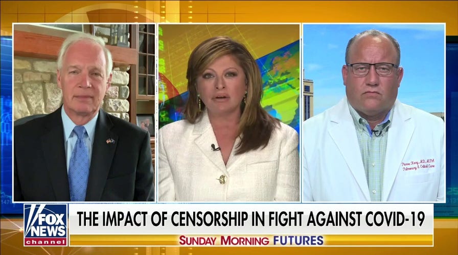 Sen. Johnson and Dr. Pierre Kory on the impact of censorship in fight against COVID-19