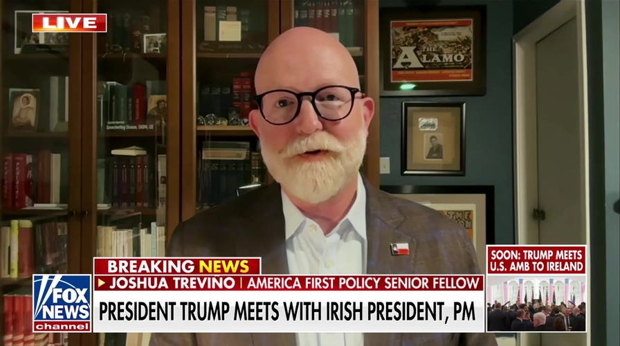 Trump points to Ireland's trade surplus during talks in Dublin