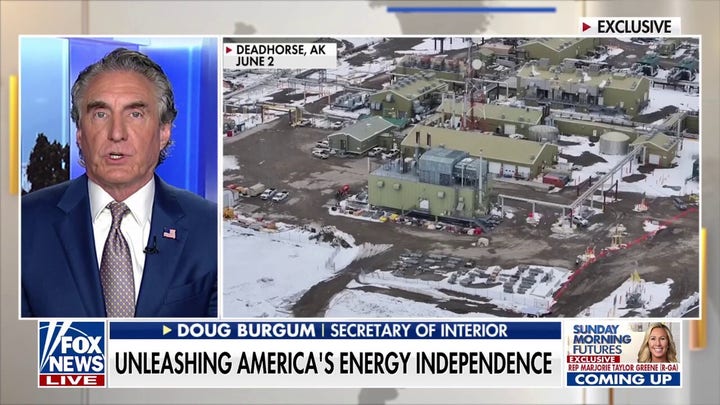 Doug Burgum touts Trump’s ‘pro-energy agenda’ to counter Chinese influence