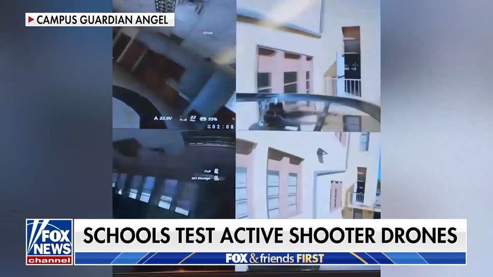 Schools test remote-controlled security drones to neutralize active shooters