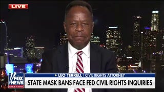 Leo Terrell slams 'political witch hunt' by Biden admin against states opposing mask mandates - Fox News