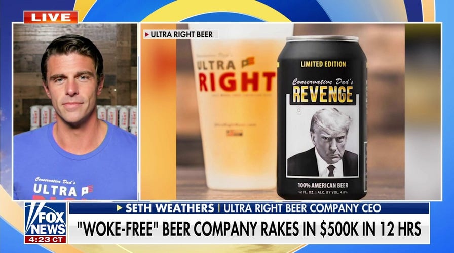 'Woke-free' beer company rakes in $500k in 12 hours 