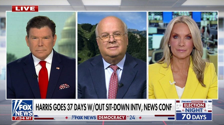 Karl Rove cautions Democrats about Harris’ slim polling lead: ‘Nowhere near ahead’