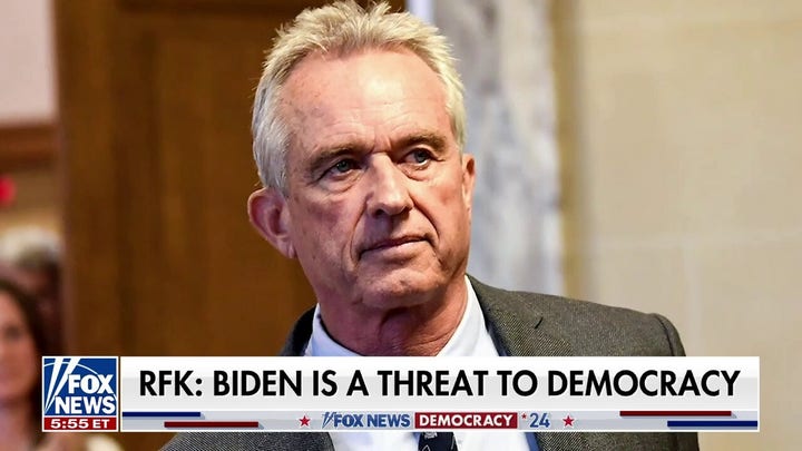 RFK Jr. argues Biden is 'much worse' for democracy than Trump