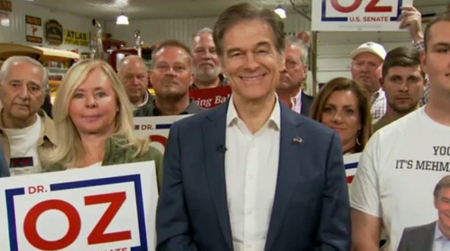 Dr Oz makes his final case to Pennsylvania voters