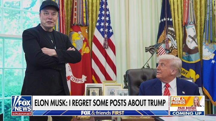 Musk says some of his posts attacking Trump ‘went too far’