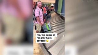 Family pranks dad by putting his face on checked luggage - Fox News