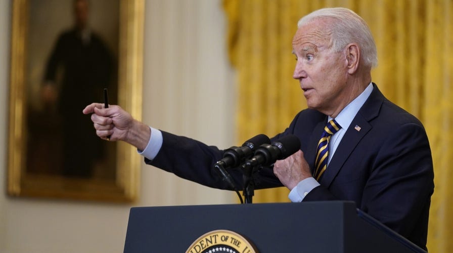 Biden rips 'silly' Afghanistan question