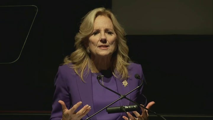 Jill Biden gets heckled by anti-Israel protesters on campaign trail, accused of supporting 'genocide'
