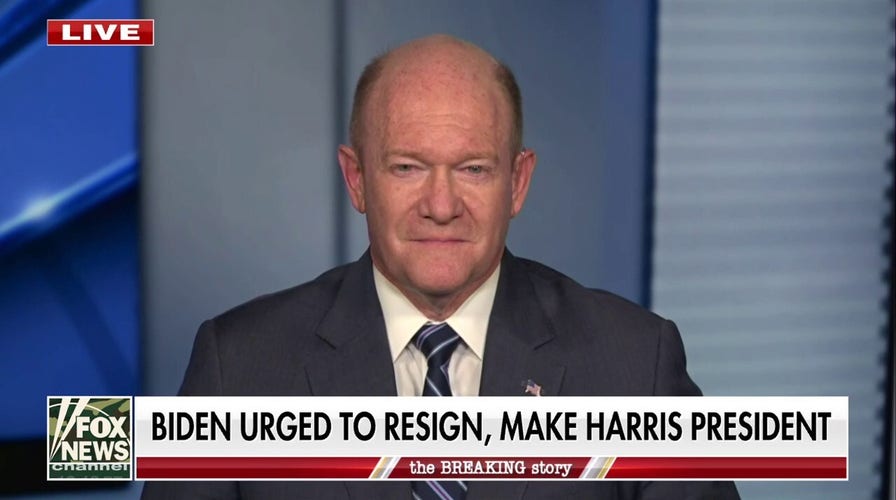 Sen. Chris Coons weighs in on if Biden should elevate Kamala Harris to presidency in final months