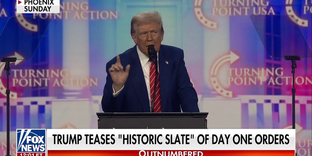 Trump teases day one orders to cancel 'insane' Biden policies