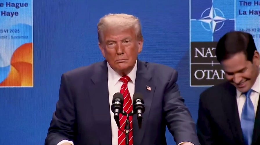 Rubio breaks into laughter when Trump asked about NATO chief calling him 'daddy'