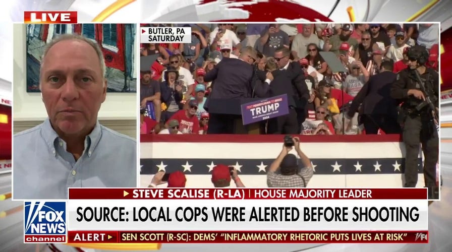 Scalise on attempted Trump assassination: Secret Service will 'have to answer' questions