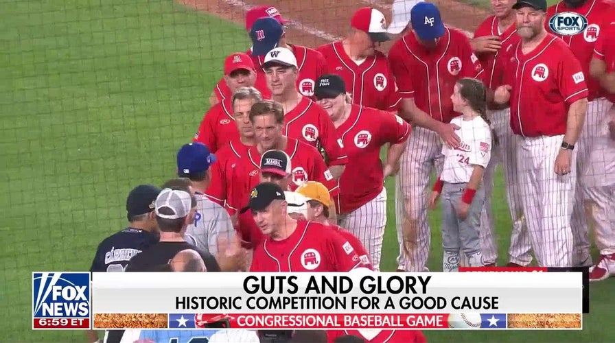 Lawmakers face off in congressional baseball game