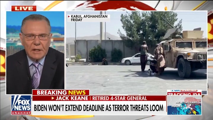 US should have 'put a finger in their chest' at security checkpoints: Gen. Keane on Taliban