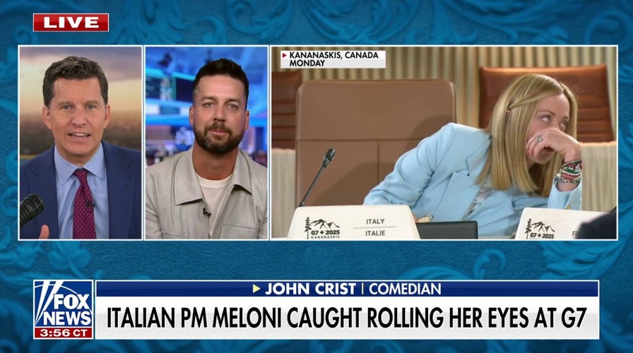 Comedian predicts Italian PM’s eye-roll will be a gif ‘in family group texts’